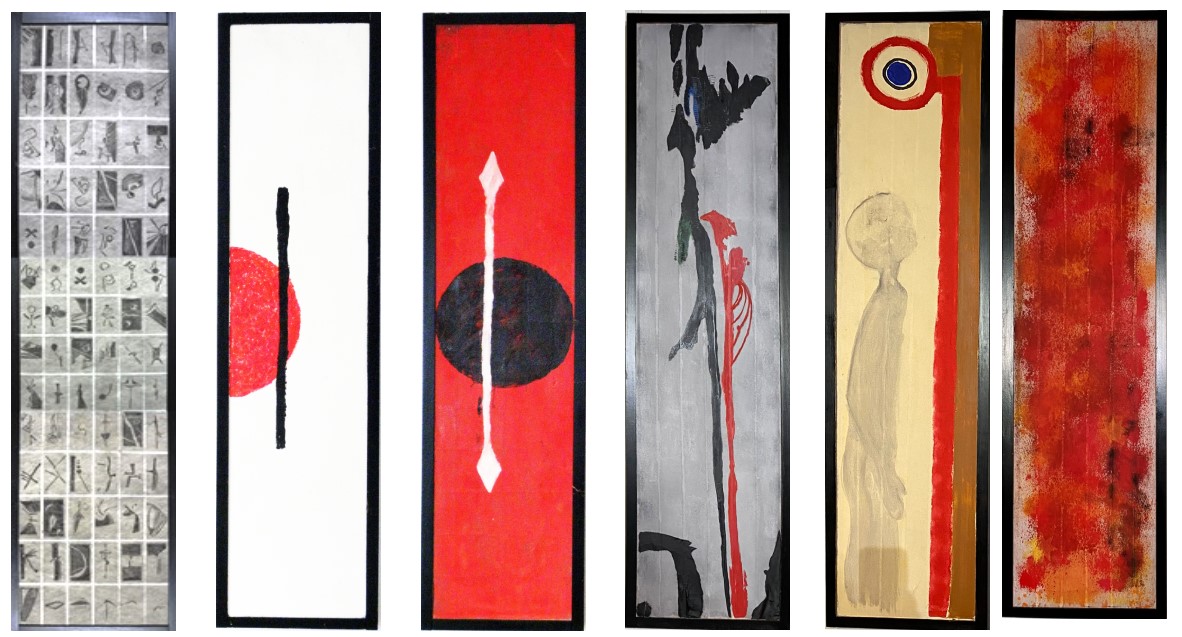 Arbeiten im Format 170 x 40
